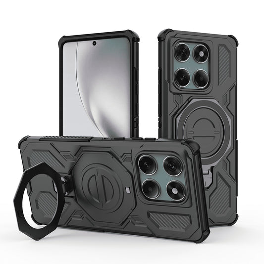 Coque pour Motorola Edge 60 Pro, Techsuit, Carbon Shield Pro, Noire