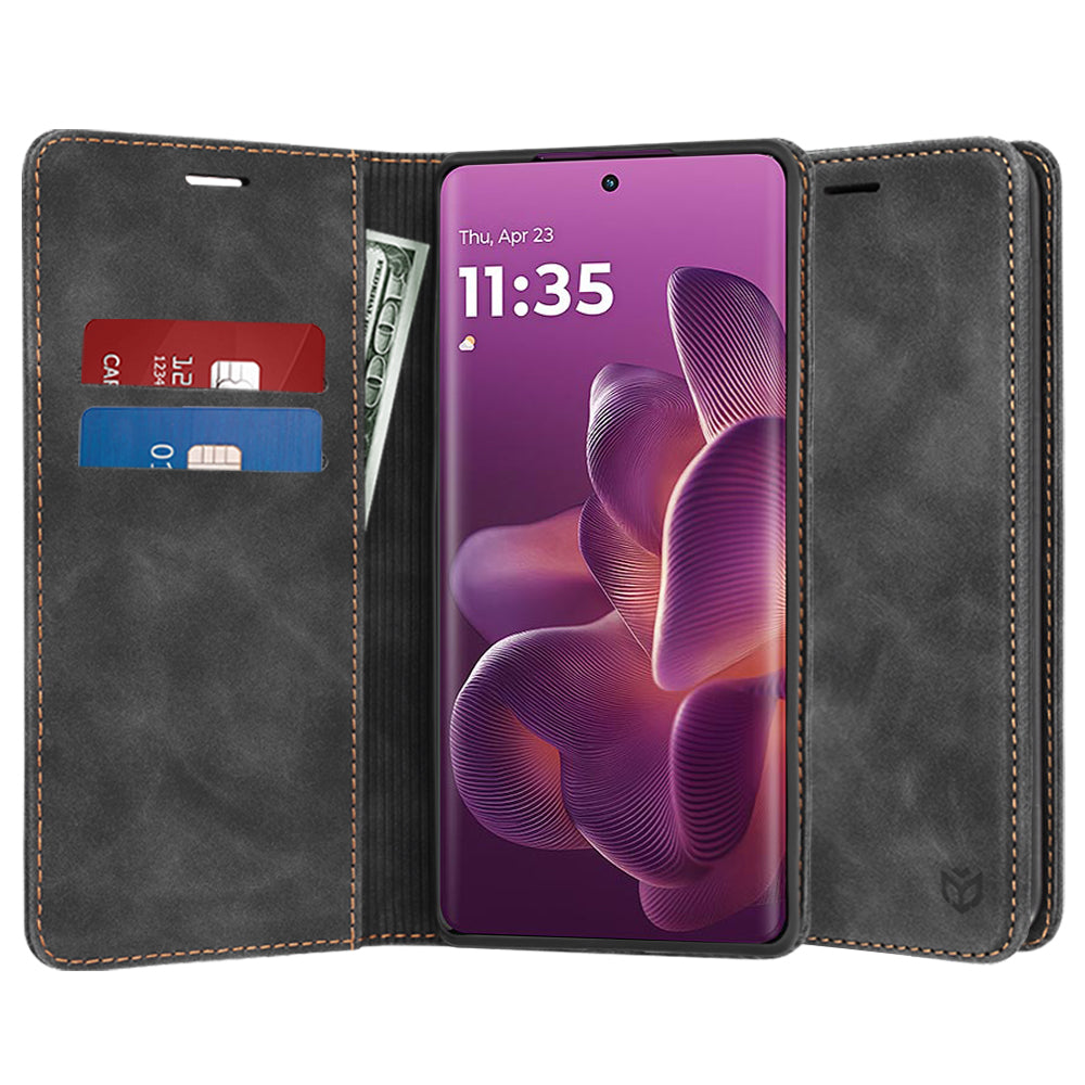 Coque pour Motorola Edge 60 Pro, Techsuit, Confy, Noire