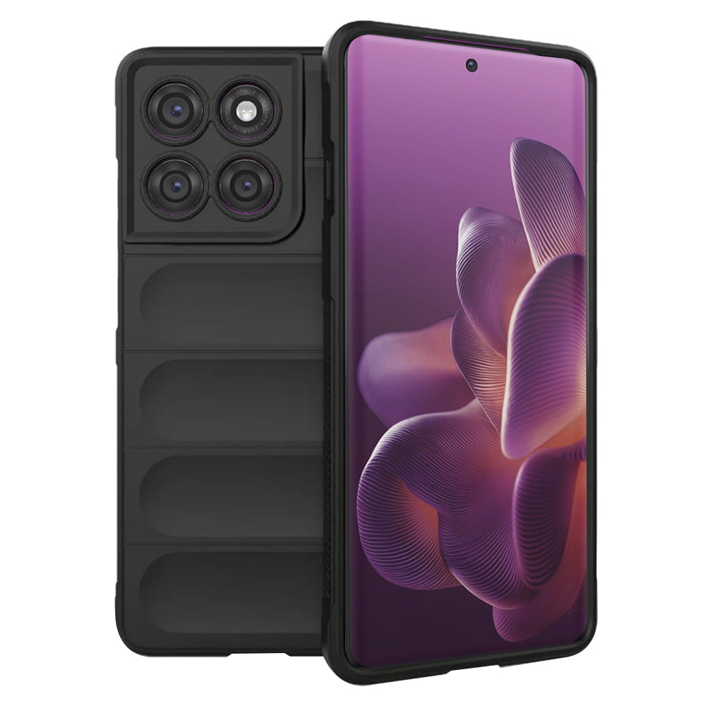 Coque pour Motorola Edge 60 Pro, Techsuit, Magic Shield, Noire