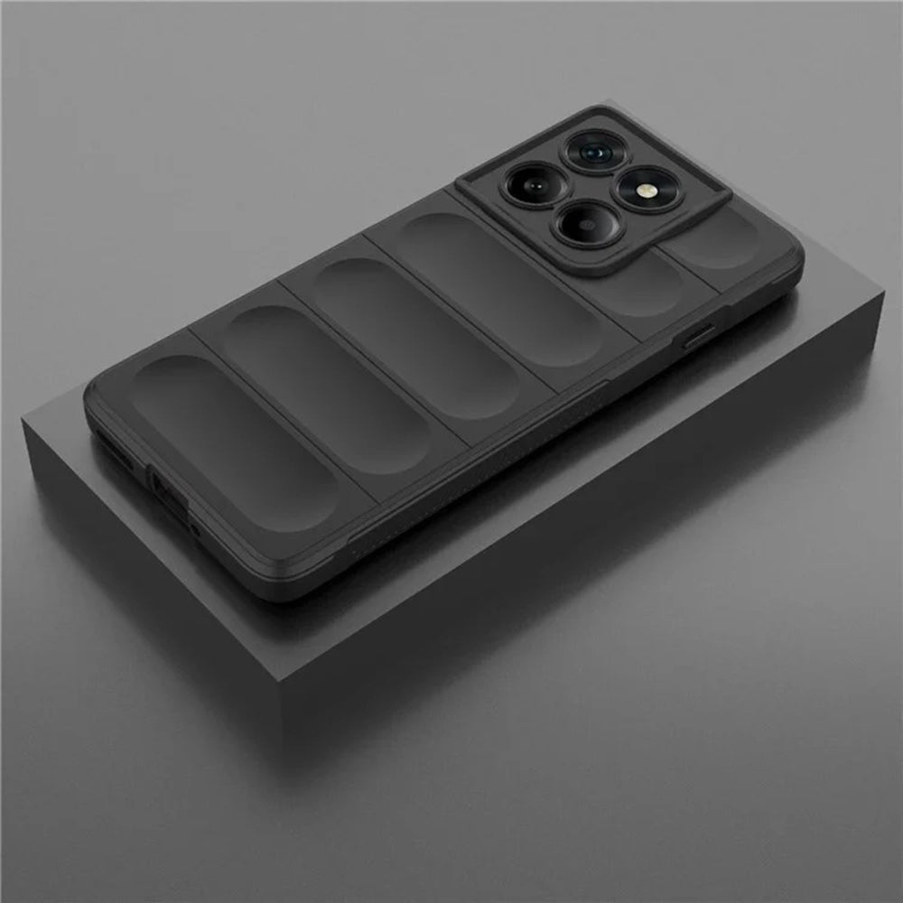 Coque pour Motorola Edge 60 Pro, Techsuit, Magic Shield, Noire
