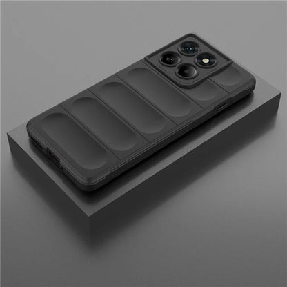 Coque pour Motorola Edge 60 Pro, Techsuit, Magic Shield, Noire