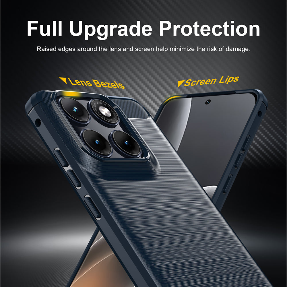 Case for Motorola Edge 70 Fusion, Techsuit, Carbon, Blue