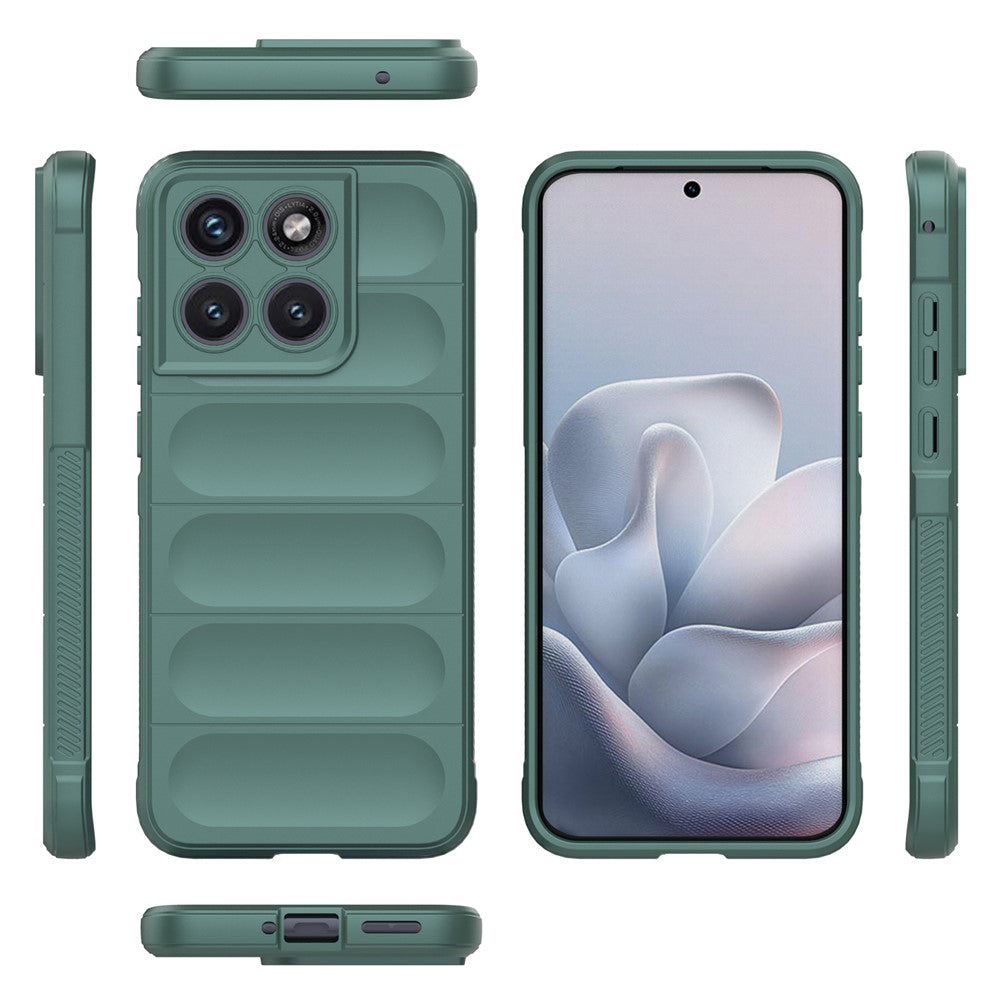 Coque pour Motorola Edge 70 Fusion, Techsuit, Magic Shield, Vert