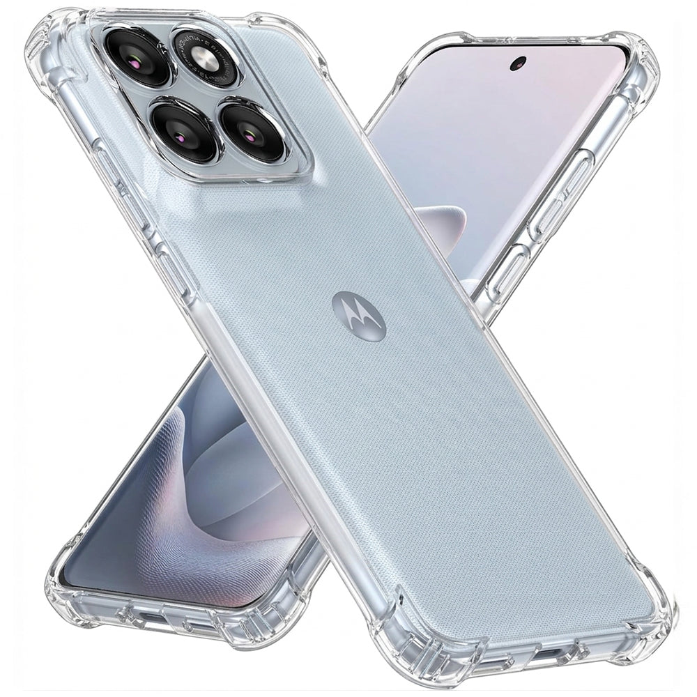 Étui pour Motorola Edge 70 Fusion, Techsuit, Shockproof Clear, Transparent