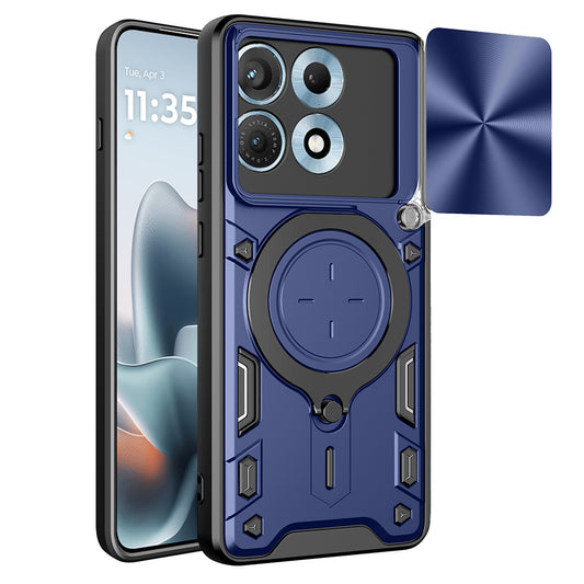 Case for Motorola Edge 70 Max, Techsuit, CamGuard Pro, Blue