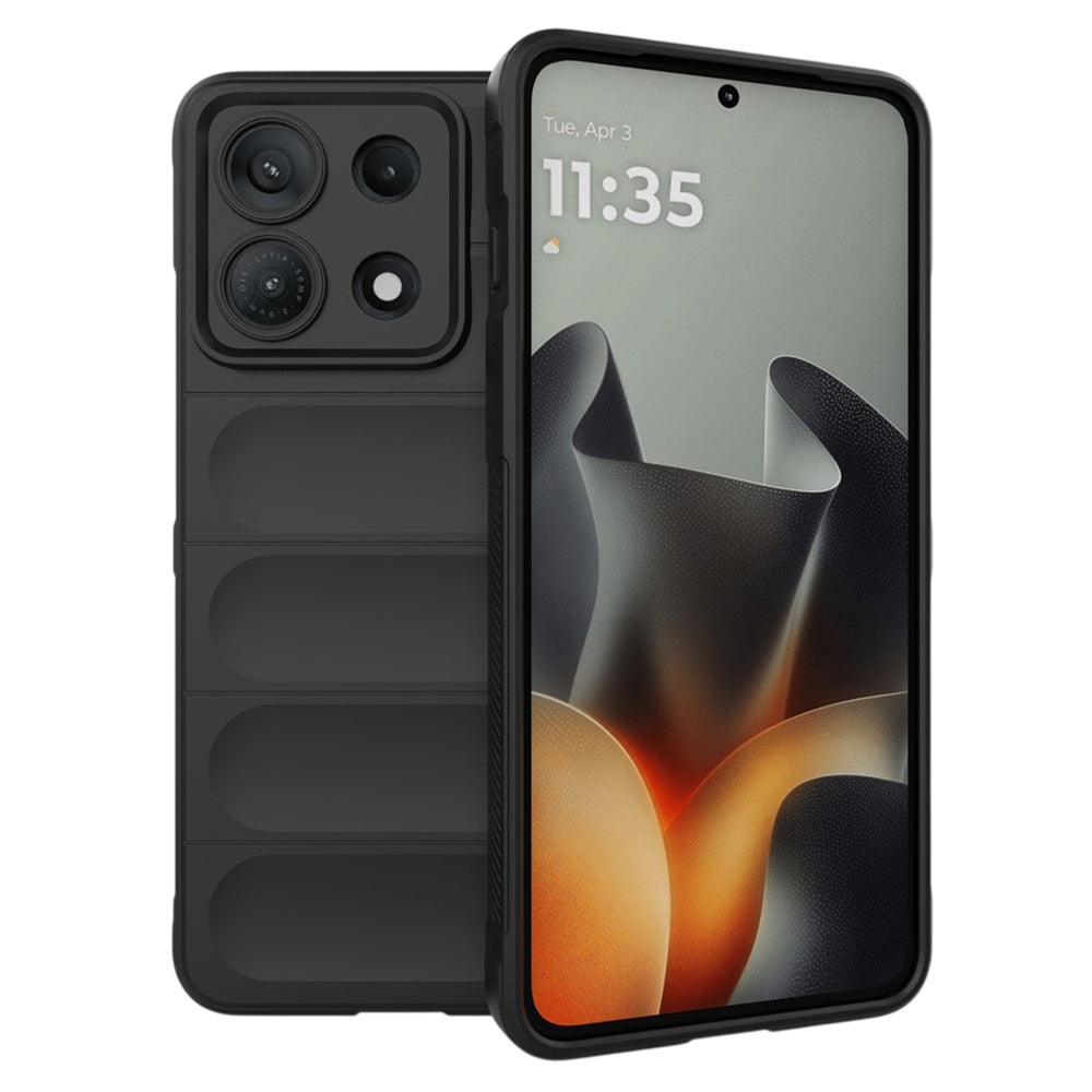 Coque pour Motorola Edge 70 Max, Techsuit, Magic Shield, Noire