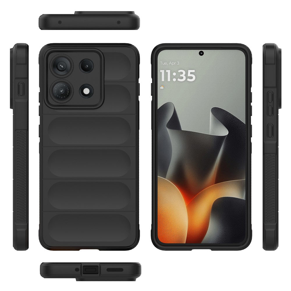 Coque pour Motorola Edge 70 Max, Techsuit, Magic Shield, Noire