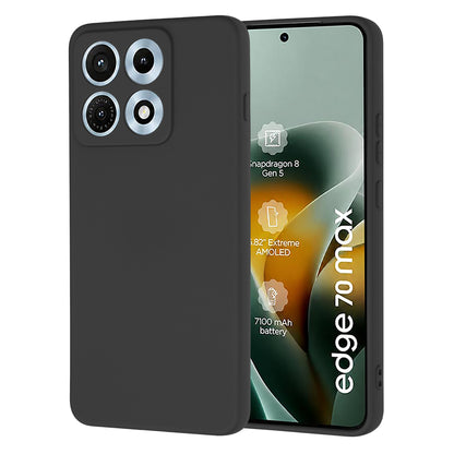 Coque pour Motorola Edge 70 Max, Techsuit, SoftFlex, Noire