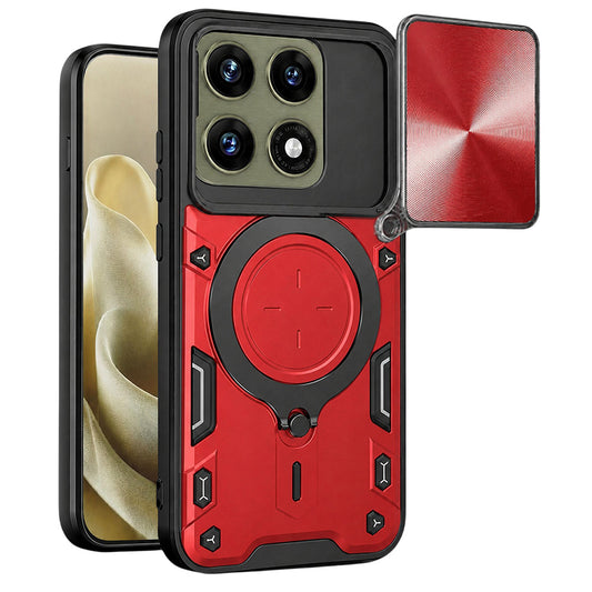 Coque pour Motorola Edge 70 Pro, Techsuit, CamGuard Pro, Rouge