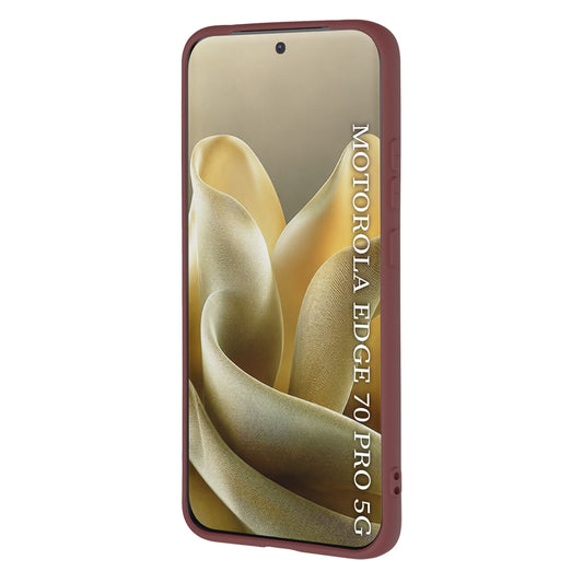 Coque pour Motorola Edge 70 Pro, Techsuit, SoftFlex, Bordeaux
