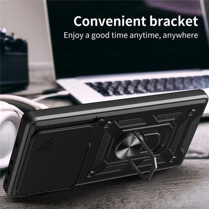 Étui pour Motorola Edge 70, Techsuit, CamShield, Rose Doré