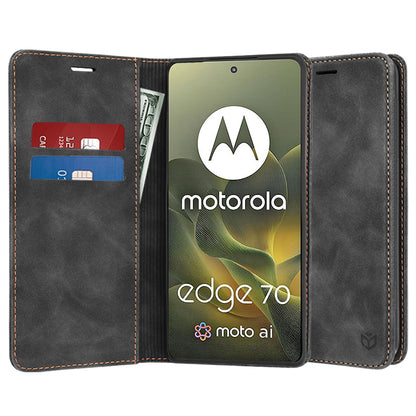 Étui pour Motorola Edge 70, Techsuit, Confy, Noir