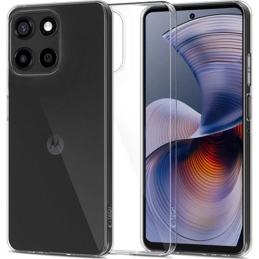 Étui pour Motorola Moto G56, Tech-Protect, Flexair, Transparent