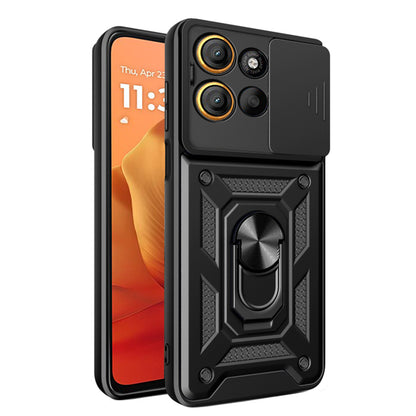 Coque pour Motorola Moto G15 / G15 Power, Techsuit, CamShield, Noire