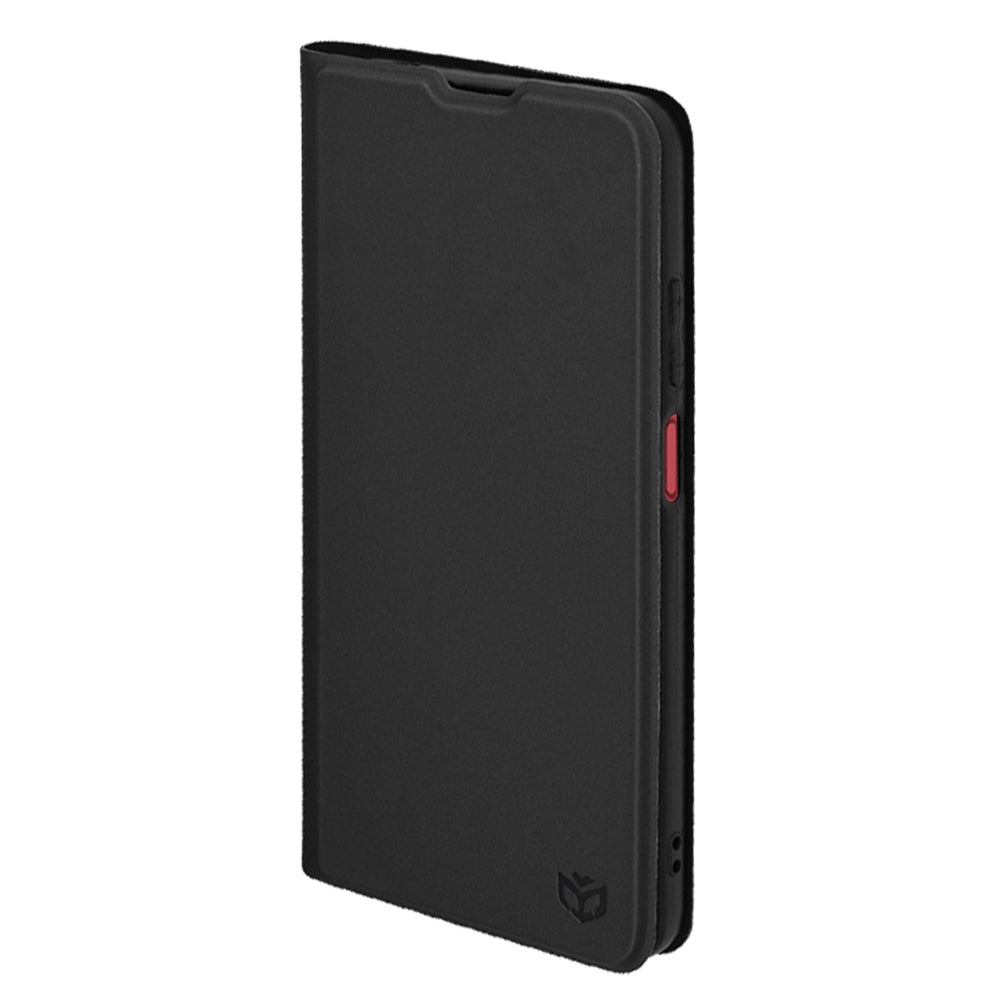 Coque pour Motorola Moto E15 / G05, Techsuit, Magskin Book, Noire