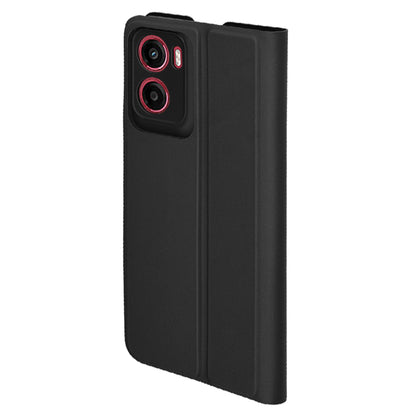 Coque pour Motorola Moto E15 / G05, Techsuit, Magskin Book, Noire