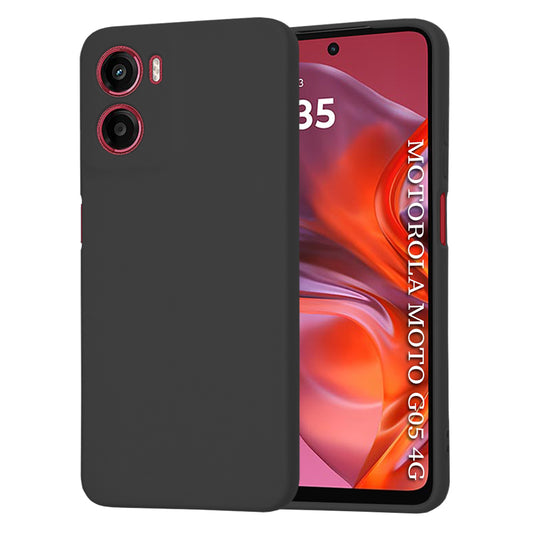 Coque pour Motorola Moto E15 / G05, Techsuit, SoftFlex, Noire