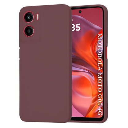 Coque pour Motorola Moto E15 / G05, Techsuit, SoftFlex, Bordeaux