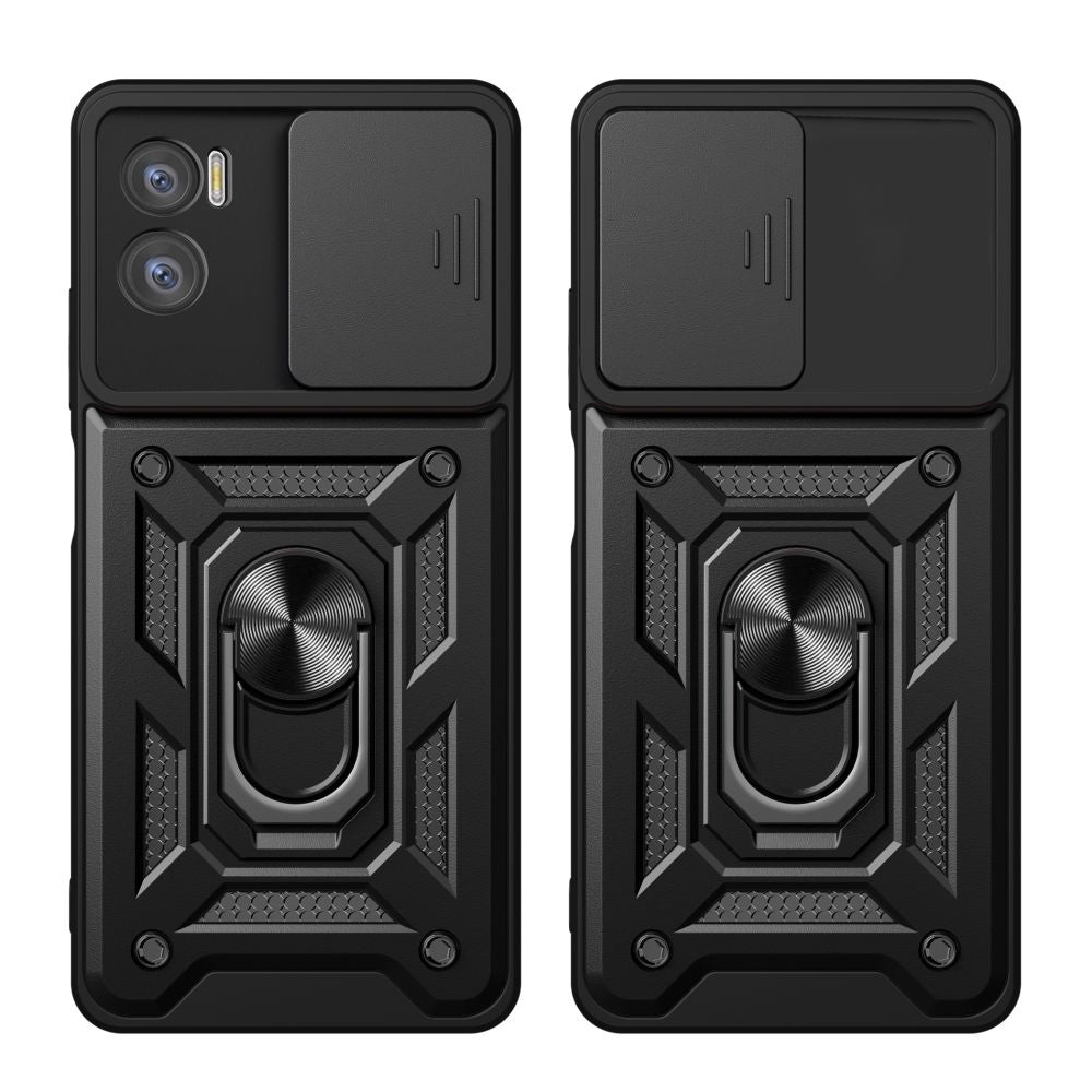 Étui pour Motorola Moto E22i / E22, Techsuit, CamShield, Bleu