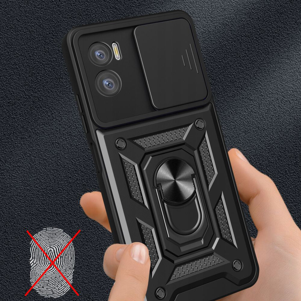 Étui pour Motorola Moto E22i / E22, Techsuit, CamShield, Bleu