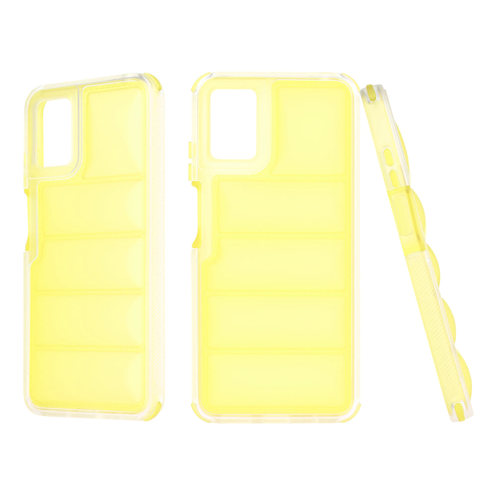 Coque pour Motorola Moto E22i / E22, Techsuit, Wave Shield, Jaune