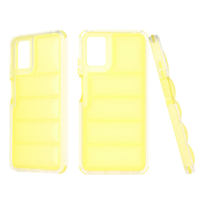 Coque pour Motorola Moto E22i / E22, Techsuit, Wave Shield, Jaune