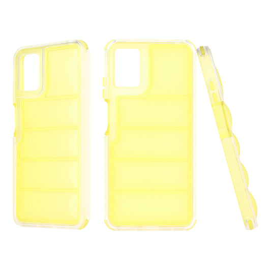 Coque pour Motorola Moto E22i / E22, Techsuit, Wave Shield, Jaune