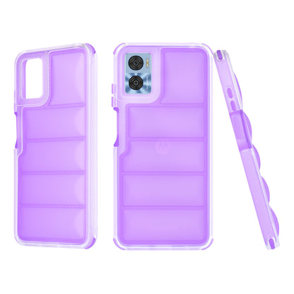 Coque pour Motorola Moto E22i / E22, Techsuit, Wave Shield, Violet