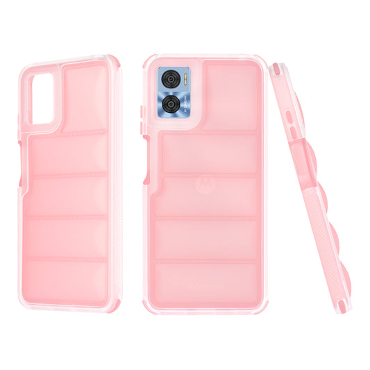 Coque pour Motorola Moto E22i / E22, Techsuit, Wave Shield, Rose