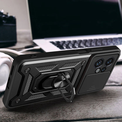 Étui pour Motorola Moto G04s / E14 / G04 / G24, Techsuit, CamShield, Bleu