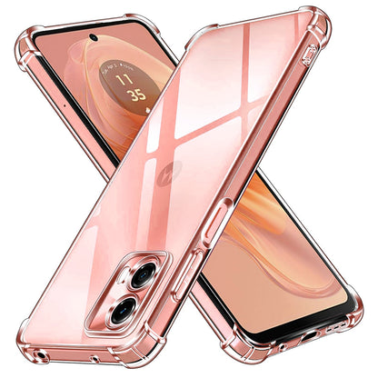 Coque pour Motorola Moto G04s / E14 / G04 / G24, Techsuit, Antichoc Claire, Transparente