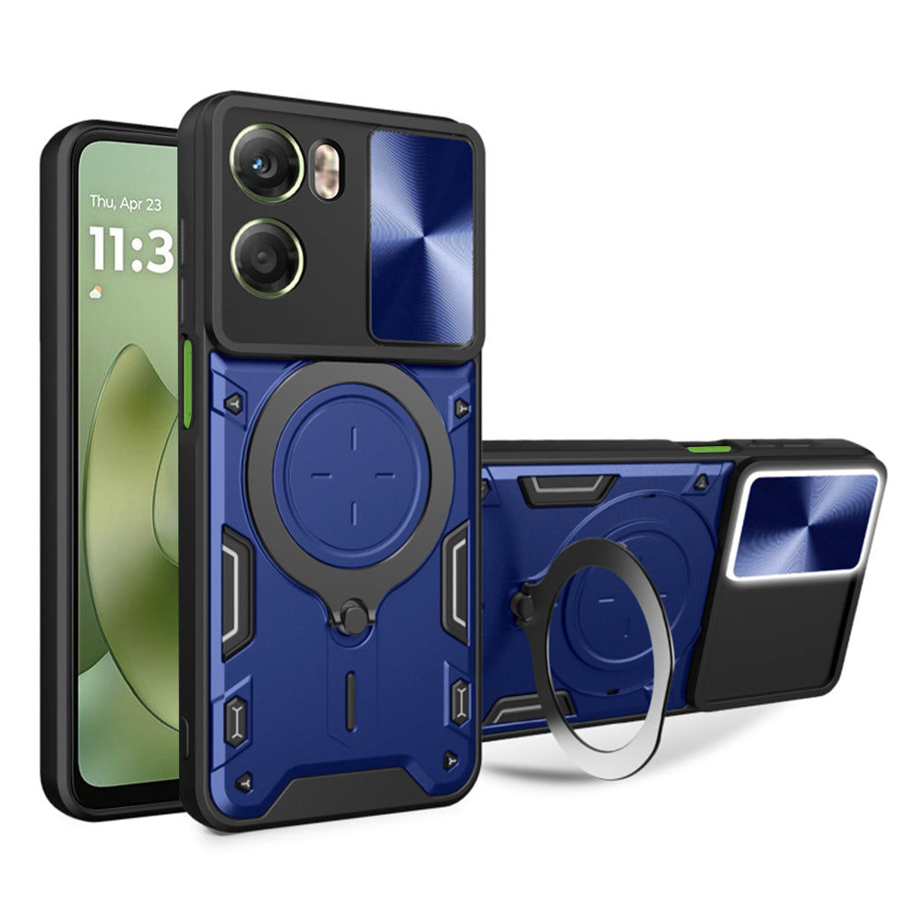 Étui pour Motorola Moto G06, Techsuit, CamGuard Pro, Bleu