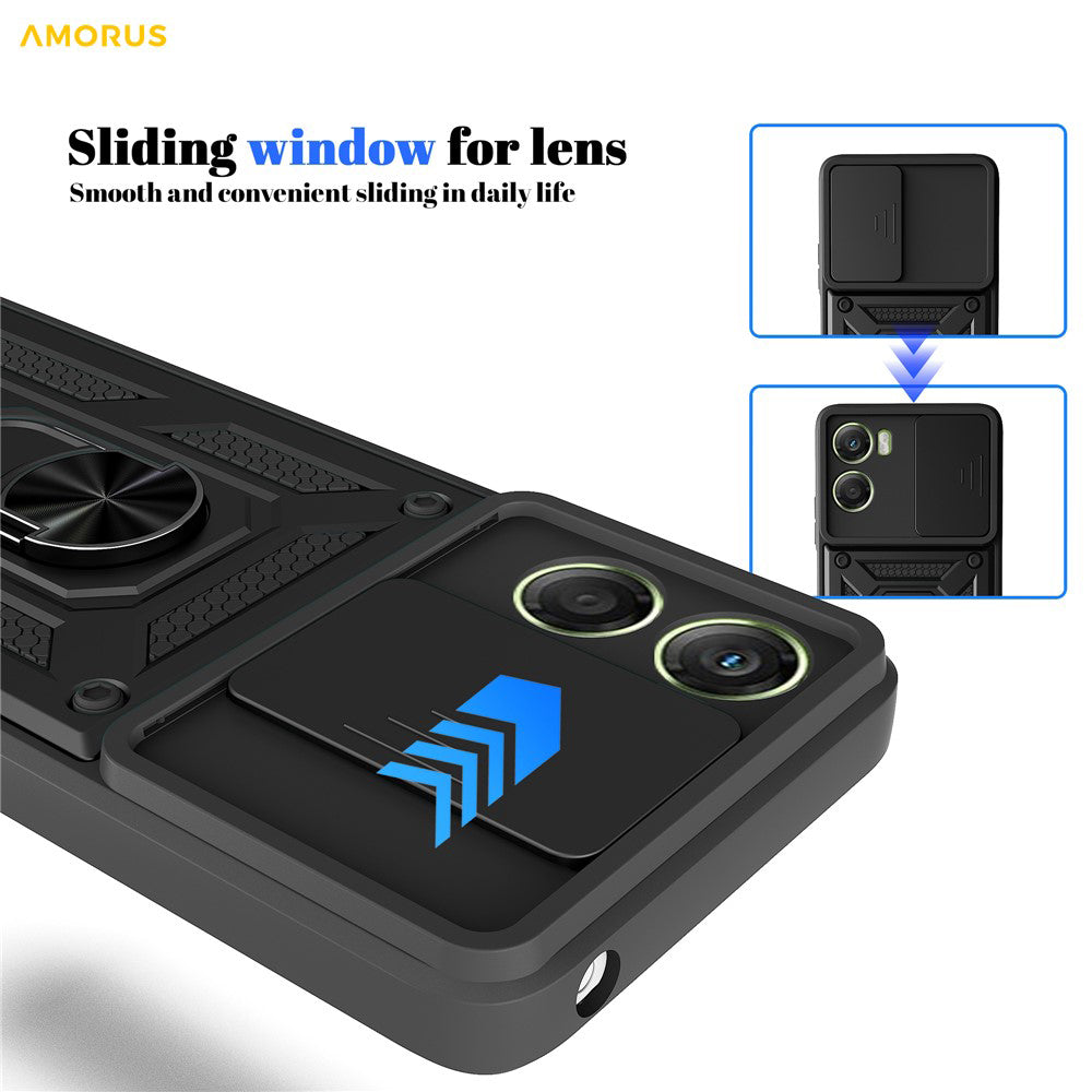 Étui pour Motorola Moto G06, Techsuit, CamShield, Bleu