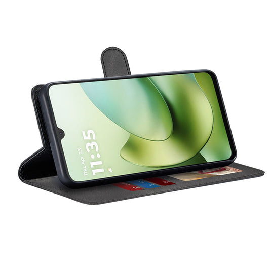 Coque pour Motorola Moto G06, Techsuit, Diary Book, Noire