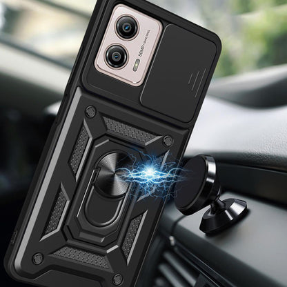 Coque pour Motorola Moto G13 / G23 / G53, Techsuit, CamShield, Noire