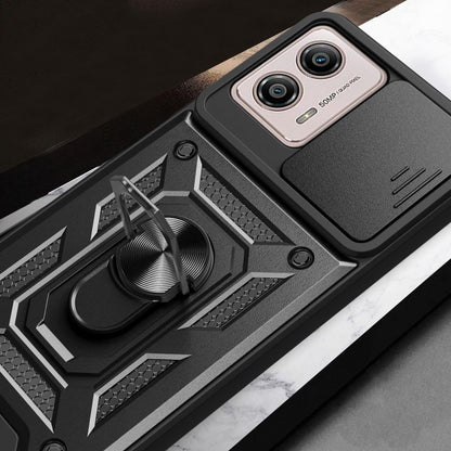Coque pour Motorola Moto G13 / G23 / G53, Techsuit, CamShield, Noire