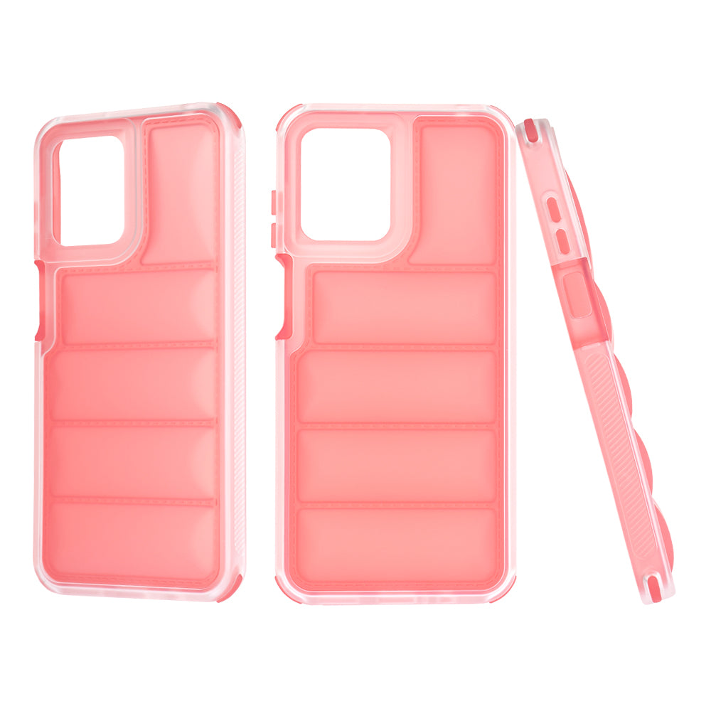 Coque pour Motorola Moto G13 / G23 / G53, Techsuit, Wave Shield, Rouge
