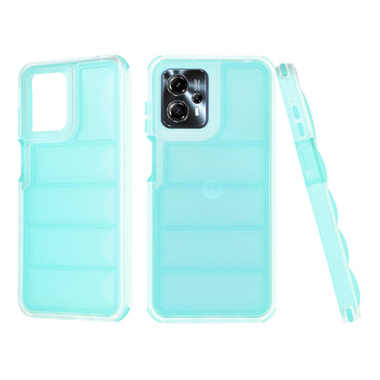Coque pour Motorola Moto G13 / G23 / G53, Techsuit, Wave Shield, Turquoise