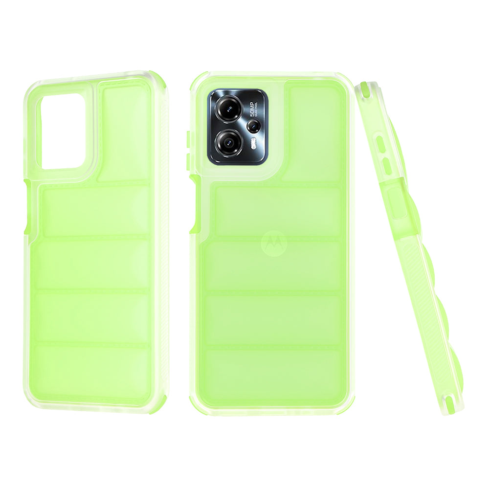 Coque pour Motorola Moto G13 / G23 / G53, Techsuit, Wave Shield, Vert