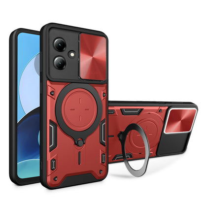 Case for Motorola Moto G14, Techsuit, CamGuard Pro, Red