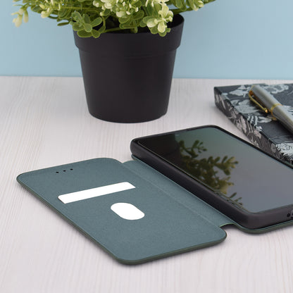 Coque pour Motorola Moto G14, Techsuit, Safe Wallet Plus, Vert