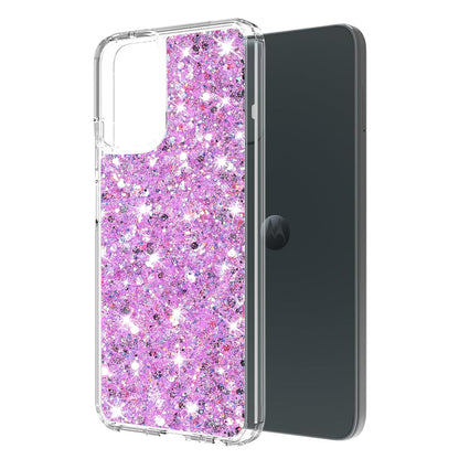 Coque pour Motorola Moto G14, Techsuit, Paillettes Étincelantes, Magenta