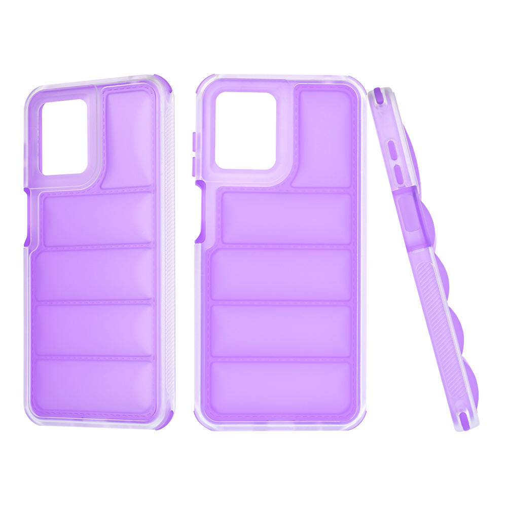 Coque pour Motorola Moto G14, Techsuit, Wave Shield, Violet