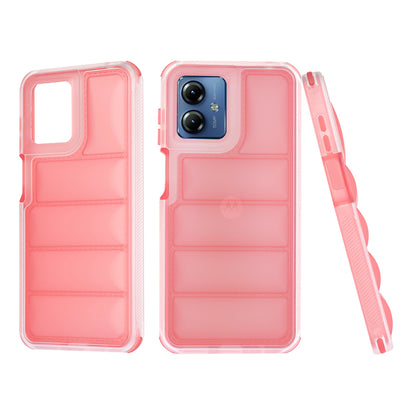 Coque pour Motorola Moto G14, Techsuit, Wave Shield, Rouge