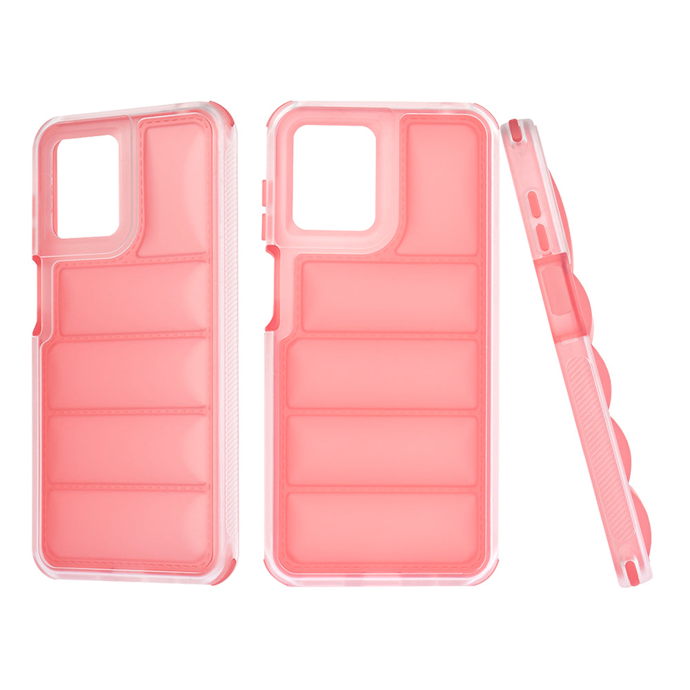 Coque pour Motorola Moto G14, Techsuit, Wave Shield, Rouge