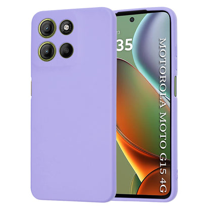 Coque pour Motorola Moto G15 / G15 Power, Techsuit, SoftFlex, Violet Clair