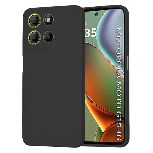 Coque pour Motorola Moto G15 / G15 Power, Techsuit, SoftFlex, Noire