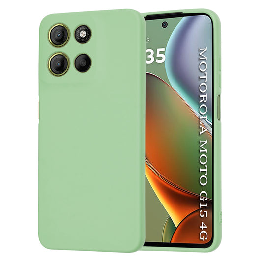 Coque pour Motorola Moto G15 / G15 Power, Techsuit, SoftFlex, Vert Clair