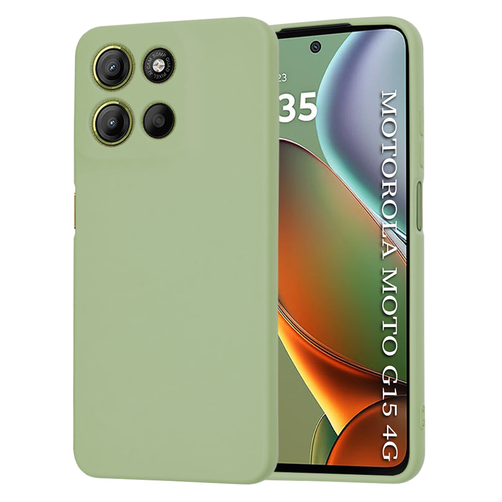 Coque pour Motorola Moto G15 / G15 Power, Techsuit, SoftFlex, Matcha