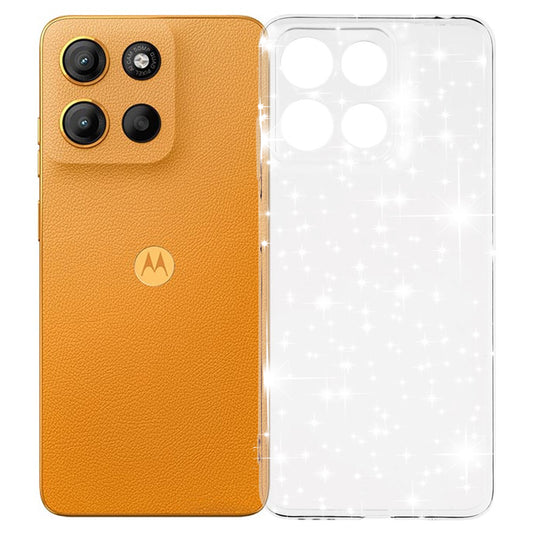Coque pour Motorola Moto G15 / G15 Power, Techsuit, SparkleSkin, Transparente